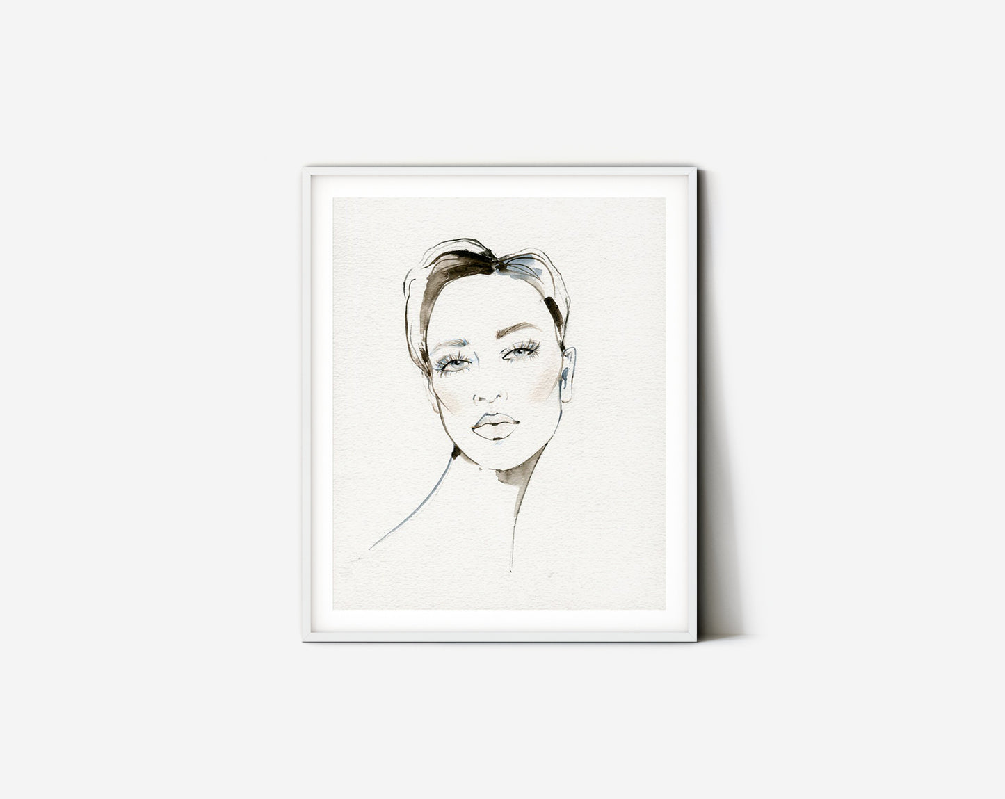 #008 Delicate female portrait. Natural elegance